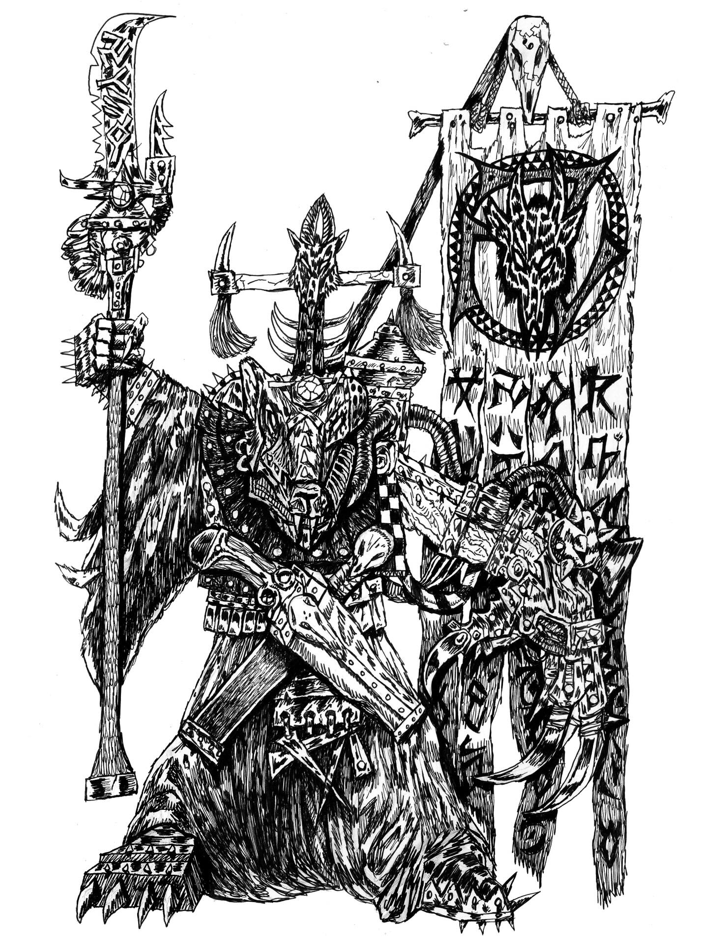 IKIT CLAW ⚡️🐁 🦾
Made in Australia, sick af, all for you 🫵
Pen on paper
License available
#skaven #warhammerart #clanskryre #ratsofinsta #oldworld