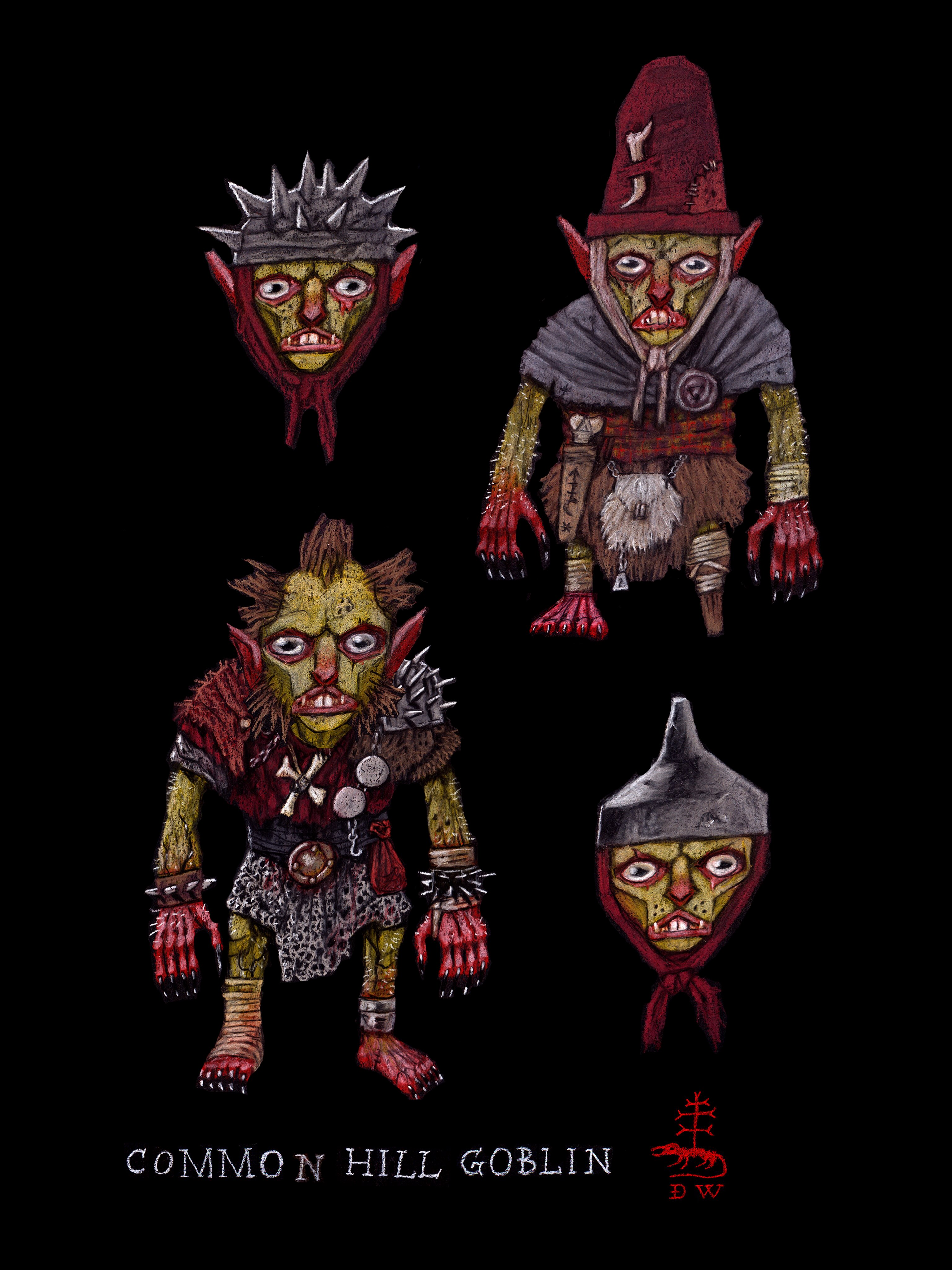 HILL GOBLINS: EXAMPLES OF CLOTHING AND HEADWEAR
Little smtg smtg from my next project with @siegewizard πππ
