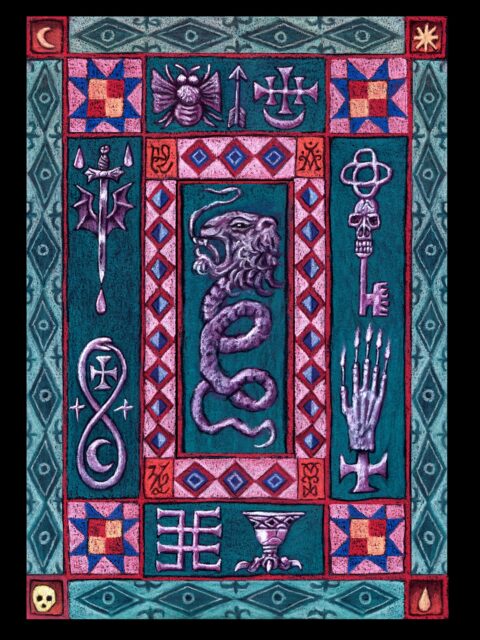 7 PART PACT GRIMOIRE COVERS

Art for a TTRPG grimoire from @stevejacksongames and @possumcreekgames ✨✨✨✨✨thanks for stopping by today and have a wonderful rest of your evening ⚔️🐀⚔️